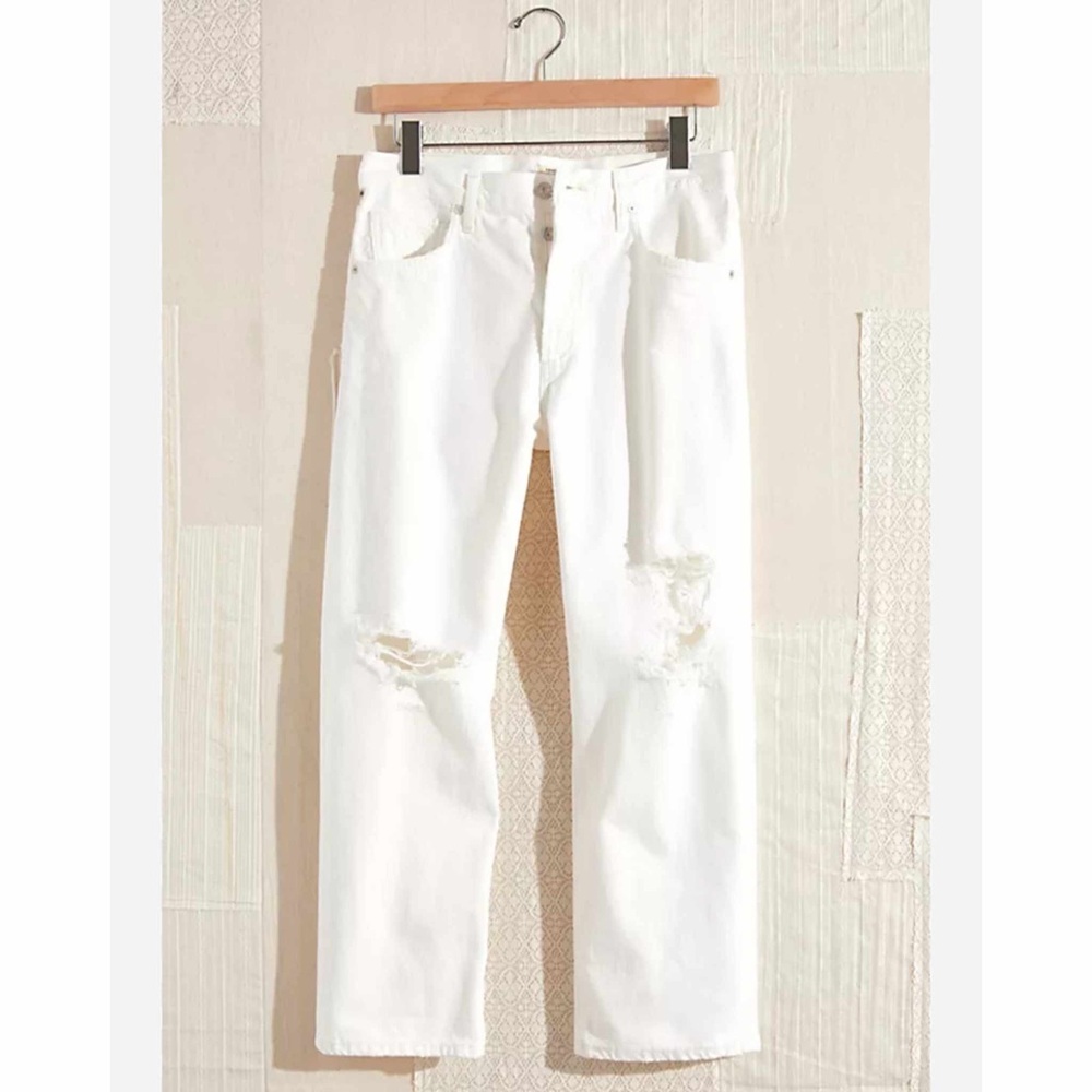 Free People x Citizens of Humanity Emery Relaxed Cropped Jeans Size 30